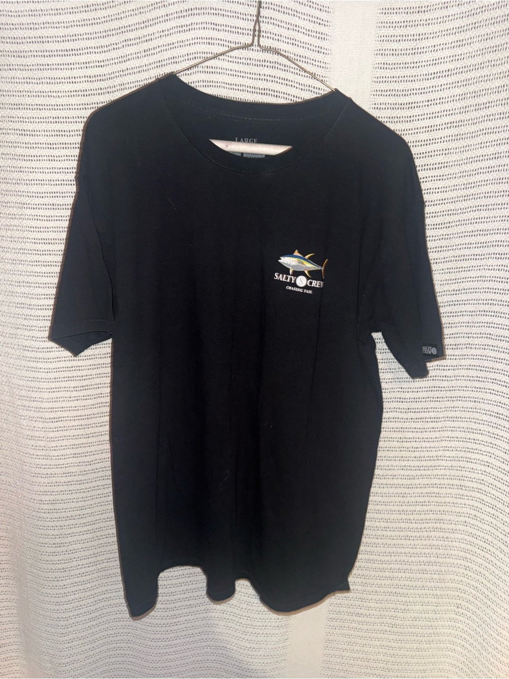 Salty Crew Men’s Black Graphic Logo Tee